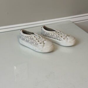 Michael Kors White and Gray Sneakers